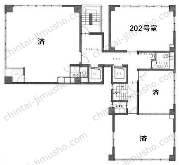 大手町宝栄ビル2Fの間取図