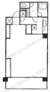サカエ御苑マンション9階の間取図