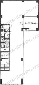 ヒノデビル7階の間取図