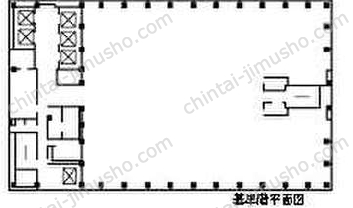 新宿三井ビルディング二号館7階の間取図
