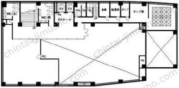 恵比寿ビルB1Fの間取図