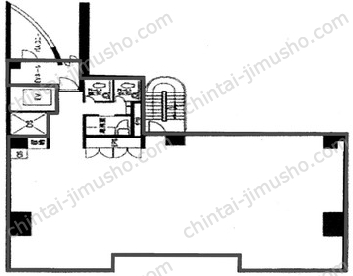東銀座3138階の間取図