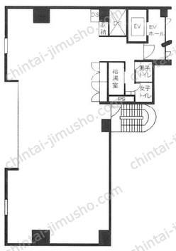 東銀座3137階の間取図