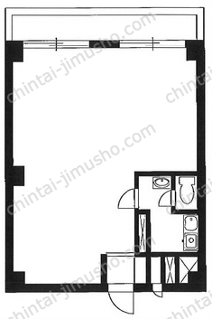 フジハイツ3階の間取図
