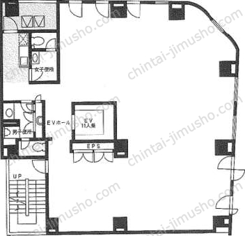 香蘭社ビル6階の間取図