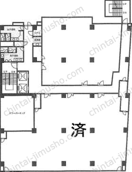 小田急西新宿ビル5階の間取図