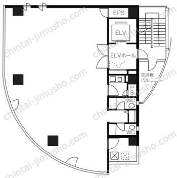 サワダビル7Fの間取図