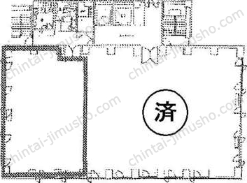 赤坂第一ビル3階の間取図