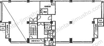 新宿伍名館の間取図