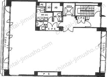 DiaResto Tokyo Bldg6階の間取図