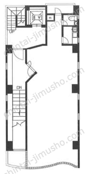 エムアイビル2階の間取図