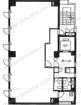 ユースビル9階の間取図