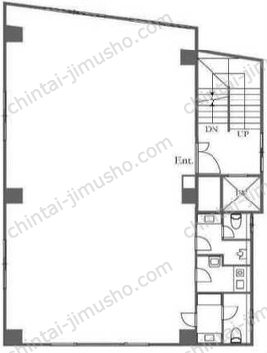 三浜ビル8階の間取図