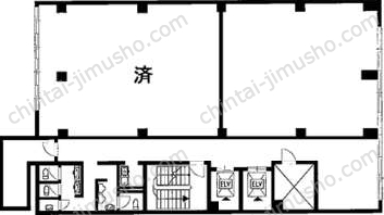 六本木和幸ビルの間取図