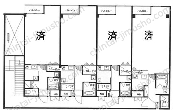 FRESCA神宮前3階の間取図