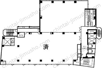 ラピロス六本木／MID POINT 六本木の間取図