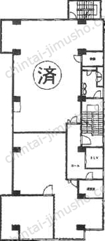 港南日成ビルの間取図