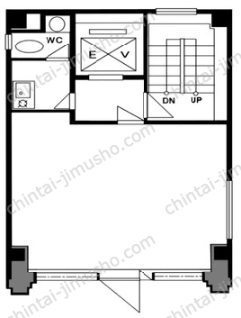 東洋ビル3階の間取図
