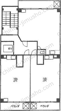 齋田ビルの間取図