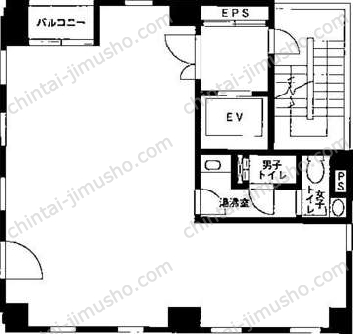 KHOビル／TRANS-EBISUの間取図