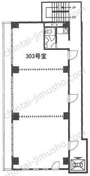 喜助九段北ビルの間取図