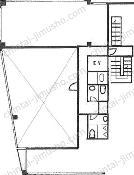 鯉江ビル3階の間取図
