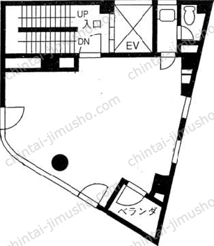 まめそうビル2階の間取図