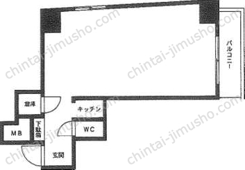 パレドール日本橋の間取図