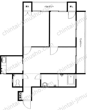 パレス麻布9階の間取図