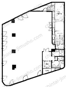青山KYビル5Fの間取図