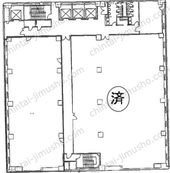 渋谷道玄坂東急ビルの間取図