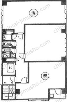 築地MSビルの間取図