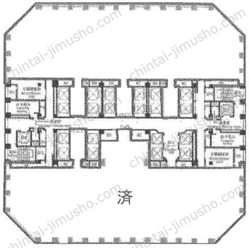 聖路加タワーの間取図
