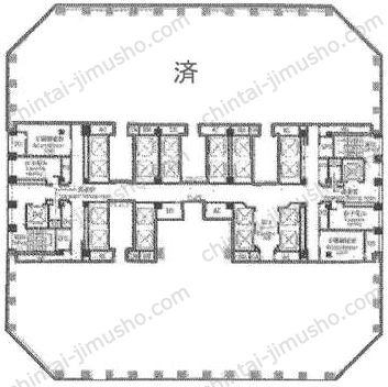 聖路加タワーの間取図