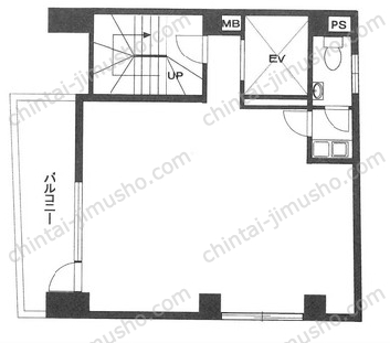 栄成ビル6階の間取図