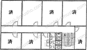 コハラビル本館3階の間取図