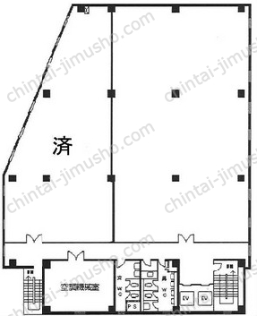 第5富士商事ビル4階の間取図