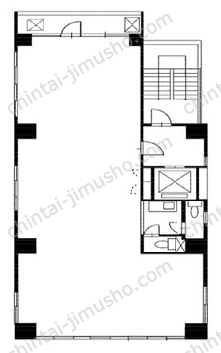 7山京ビル/ハローオフィス水天宮前2Fの間取図
