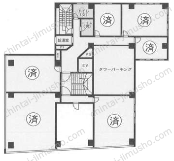 大同ビルの間取図