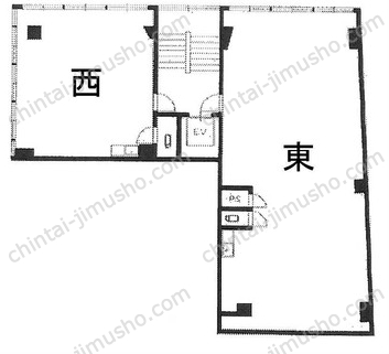 昭和ビルの間取図