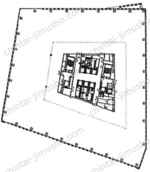 二番町センタービル7階の間取図