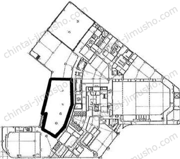 新宿国際ビルディング5階の間取図
