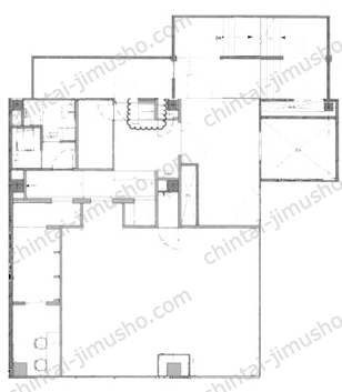 SR広尾ビル4階の間取図