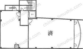 SR広尾ビル5階の間取図
