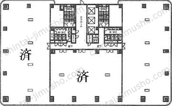 日教販ビルの間取図