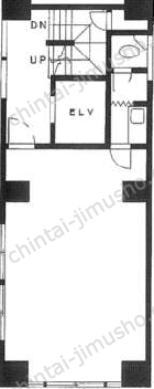 片山ビル3階の間取図