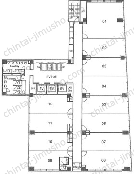 BUREX麹町／ビュレックス麹町6Fの間取図