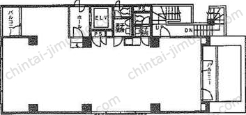 乗物町中央ビルの間取図
