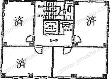 HUB銀座イーストの間取図