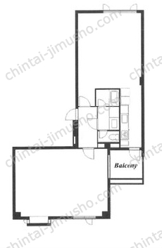 新南平台マンション／チサンマンション新南平台の間取図